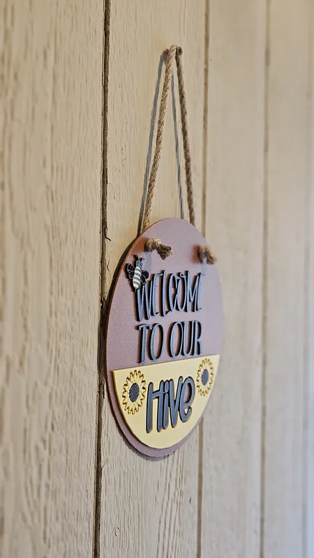 Decorative Craft Sign - 3D printed home decor sign